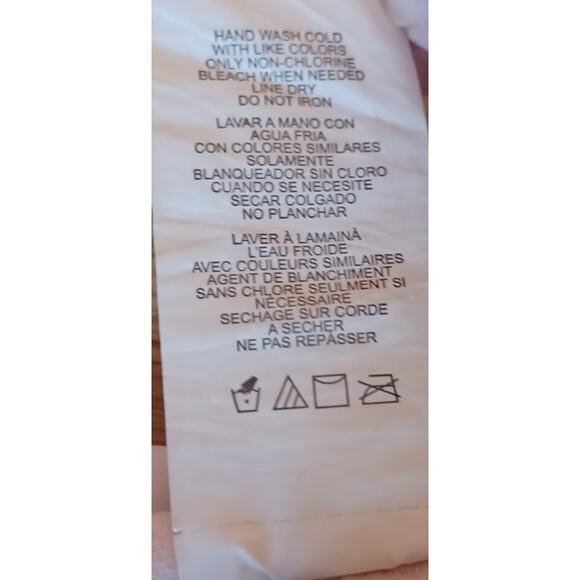 Ibiza Bikini Top Striped Burgundy White and Gold Details Built in Bra Size Small - Picture 7 of 7